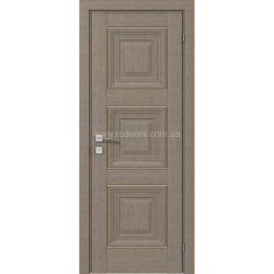 МЕЖКОМНАТНАЯ ДВЕРЬ VERSAL "Irida" basic molding, глухое СЕРЫЙ ДУБ