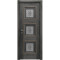 МЕЖКОМНАТНАЯ ДВЕРЬ VERSAL "Irida" basic molding, скло ДУБ ШАЛЕ ГРАФИТ