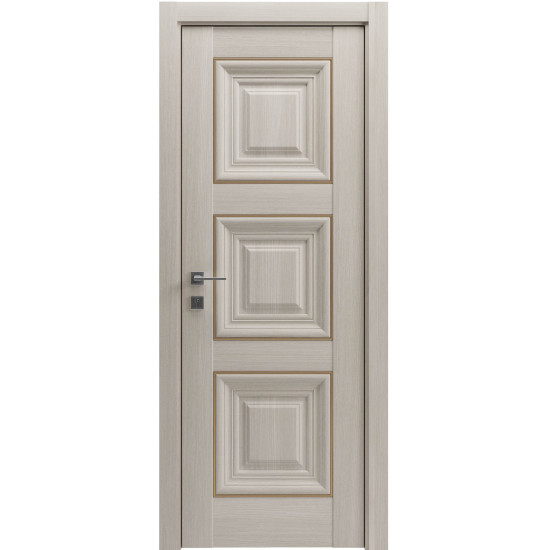 МЕЖКОМНАТНЫЕ ДВЕРИ "Irida" basic molding, глухе КРЕМ