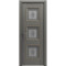 МЕЖКОМНАТНАЯ ДВЕРЬ VERSAL "Irida" basic molding, скло СОСНА БРАШ БРАУН