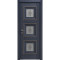 МЕЖКОМНАТНАЯ ДВЕРЬ VERSAL "Irida" basic molding, скло СОСНА БРАШ КОБАЛЬТ