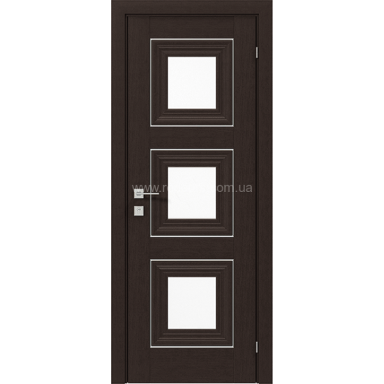 МЕЖКОМНАТНЫЕ ДВЕРИ "Irida" basic molding, скло ВЕНГЕ МАРО