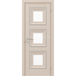 МЕЖКОМНАТНАЯ ДВЕРЬ VERSAL "Irida" basic molding, скло БЕЛЕНЫЙ ДУБ