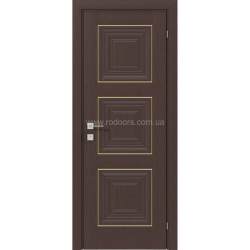 МЕЖКОМНАТНАЯ ДВЕРЬ VERSAL "Irida" basic molding, глухое КАШТАН АМЕРИКАНСКИЙ