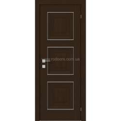 МЕЖКОМНАТНАЯ ДВЕРЬ VERSAL "Irida" basic molding, глухое ОРЕХ БОРНЕО