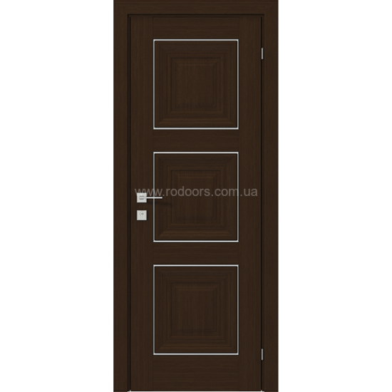 МЕЖКОМНАТНЫЕ ДВЕРИ "Irida" basic molding, глухе ОРЕХ БОРНЕО