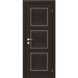 МЕЖКОМНАТНАЯ ДВЕРЬ VERSAL "Irida" basic molding, глухое ВЕНГЕ МАРО