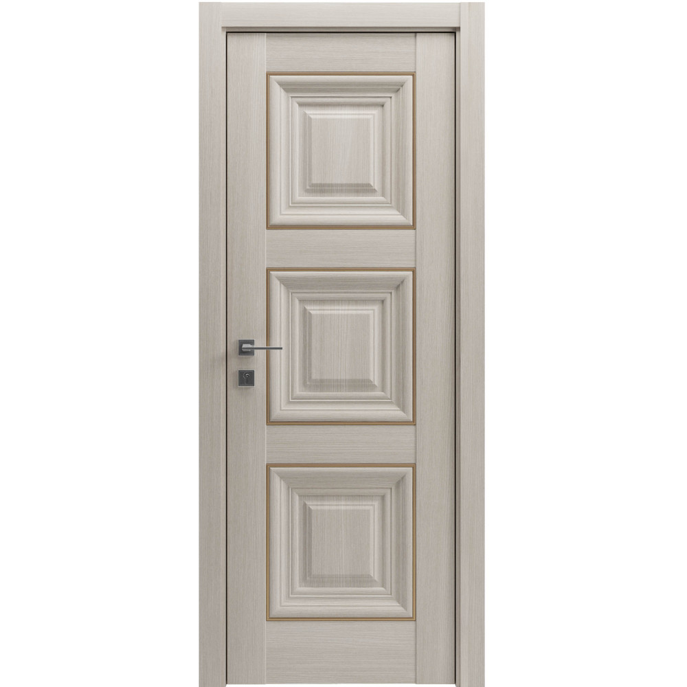 МІЖКІМНАТНІ ДВЕРІ "Irida" basic molding, глухе КРЕМ