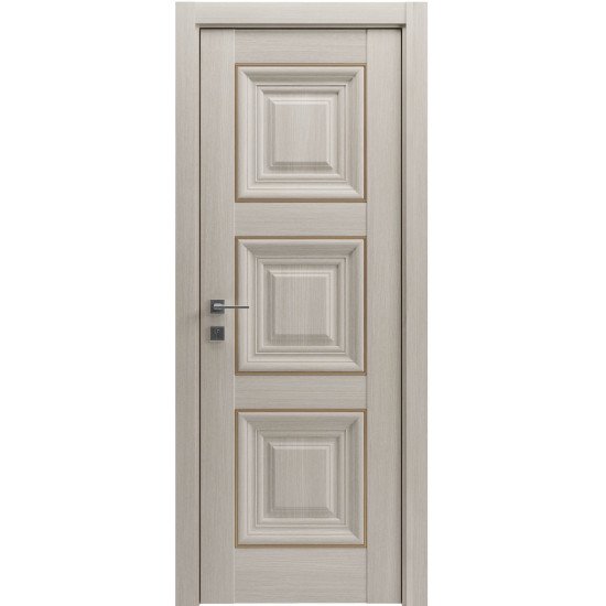 МІЖКІМНАТНІ ДВЕРІ "Irida" basic molding, глухе КРЕМ
