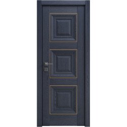 МЕЖКОМНАТНАЯ ДВЕРЬ VERSAL "Irida" basic molding, глухое СОСНА БРАШ КОБАЛЬТ