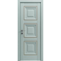 МЕЖКОМНАТНАЯ ДВЕРЬ VERSAL "Irida" basic molding, глухое СОСНА БРАШ МИНТ