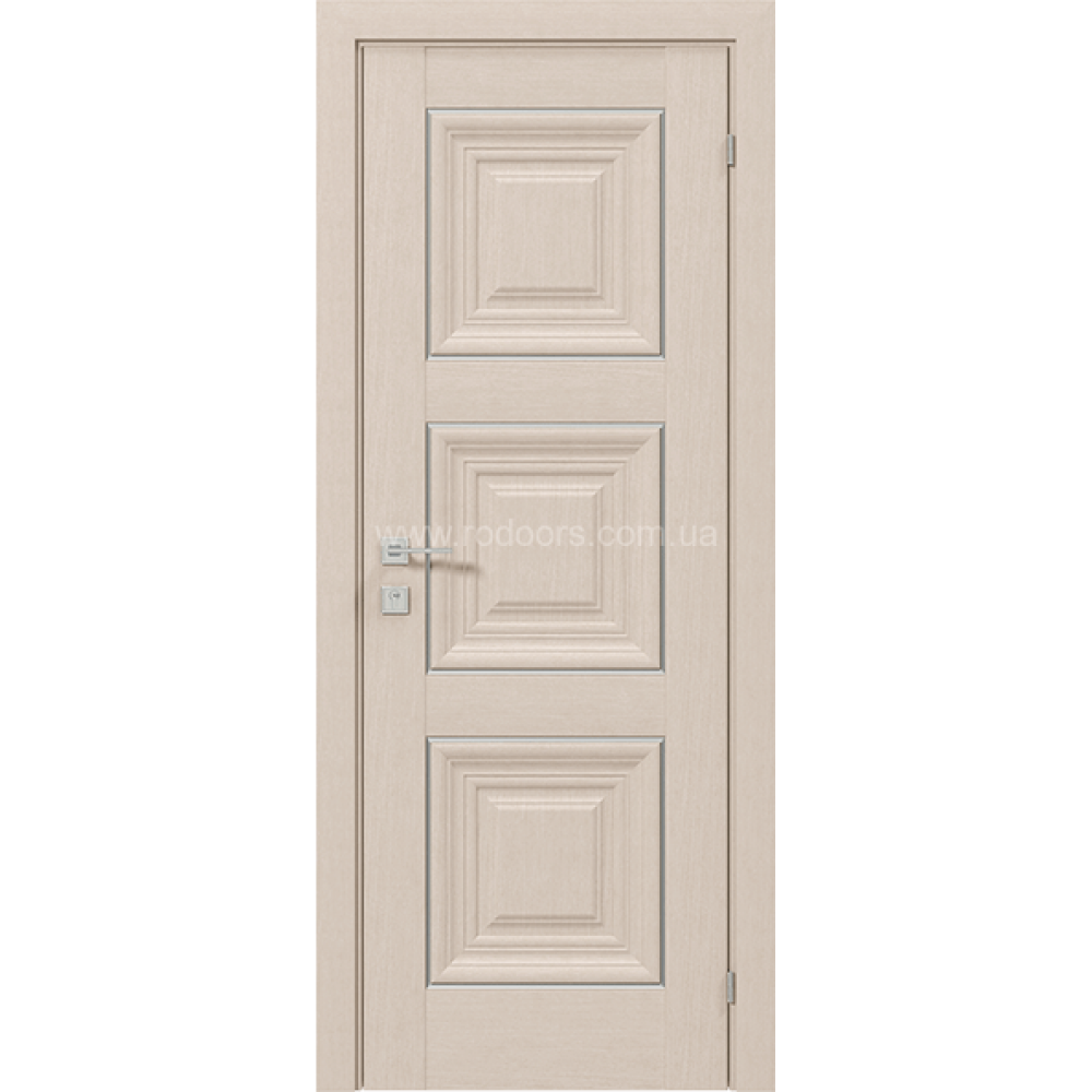 МЕЖКОМНАТНЫЕ ДВЕРИ "Irida" basic molding, глухе БЕЛЕНЫЙ ДУБ