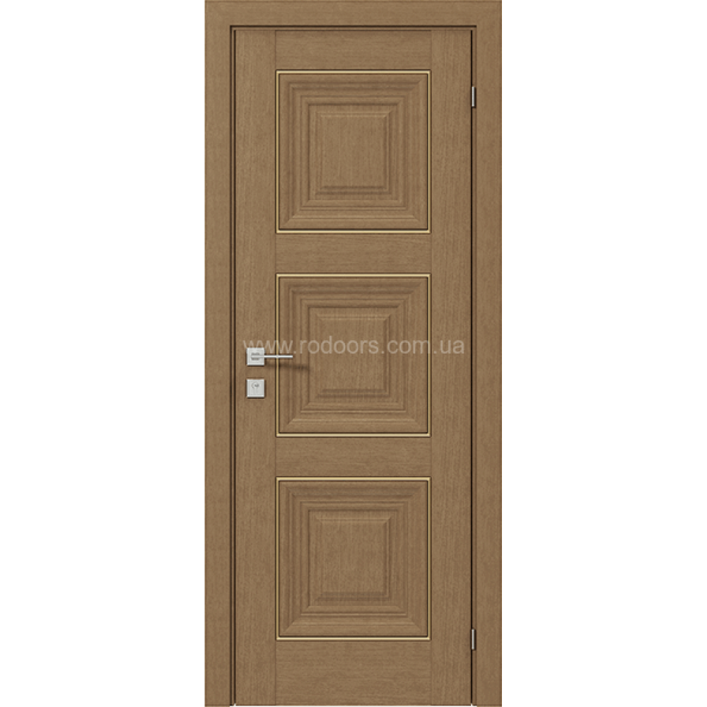 МЕЖКОМНАТНЫЕ ДВЕРИ "Irida" basic molding, глухе ДУБ НАТУРАЛЬНЫЙ