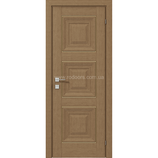МЕЖКОМНАТНЫЕ ДВЕРИ "Irida" basic molding, глухе ДУБ НАТУРАЛЬНЫЙ