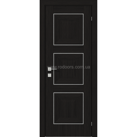 МІЖКІМНАТНІ ДВЕРІ "Irida" basic molding, глухе ВЕНГЕ ШОКОЛАДНЫЙ
