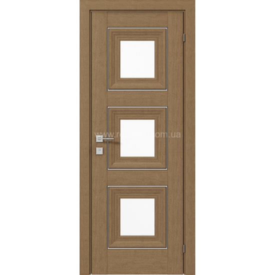 МІЖКІМНАТНІ ДВЕРІ "Irida" basic molding, скло ДУБ НАТУРАЛЬНЫЙ