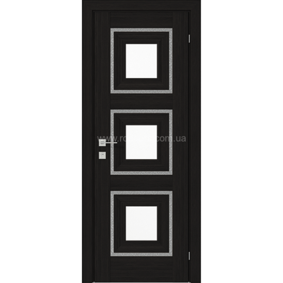 МІЖКІМНАТНІ ДВЕРІ "Irida" basic molding, скло ВЕНГЕ ШОКОЛАДНЫЙ