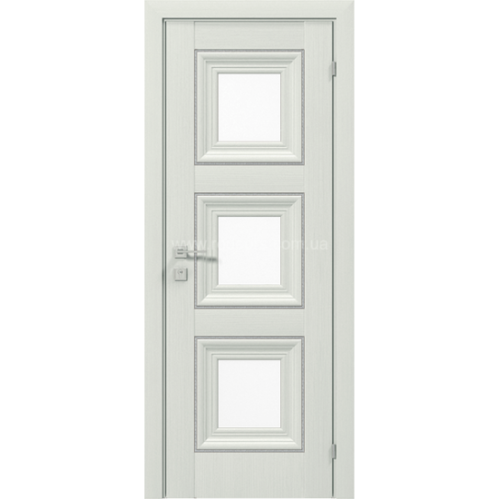 МІЖКІМНАТНІ ДВЕРІ "Irida" basic molding, скло СОСНА КРЕМ