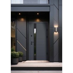 Входные двери Rio S Антрацит  комплектация Berez Street Plus